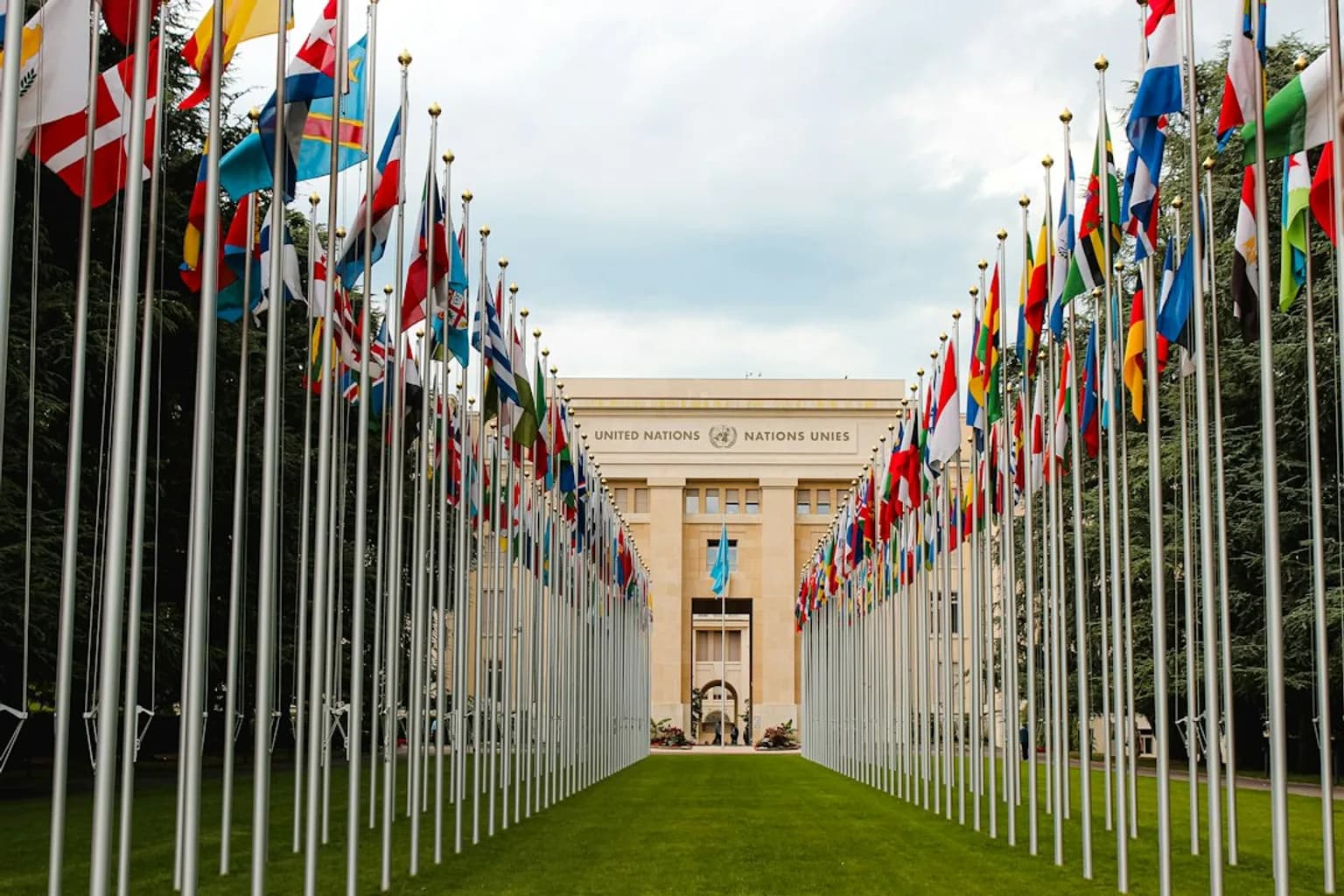 The United Nations Human Rights Office building in Geneva