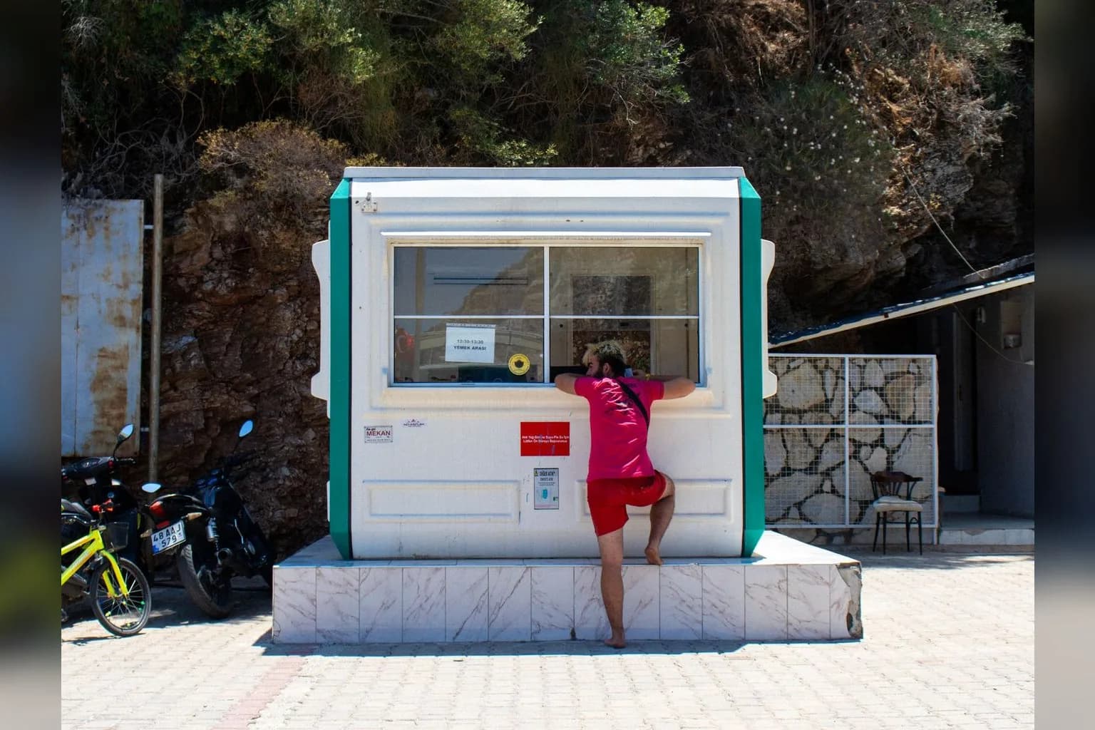 The Maccabim checkpoint in the West Bank, where a car-ramming attack took place
