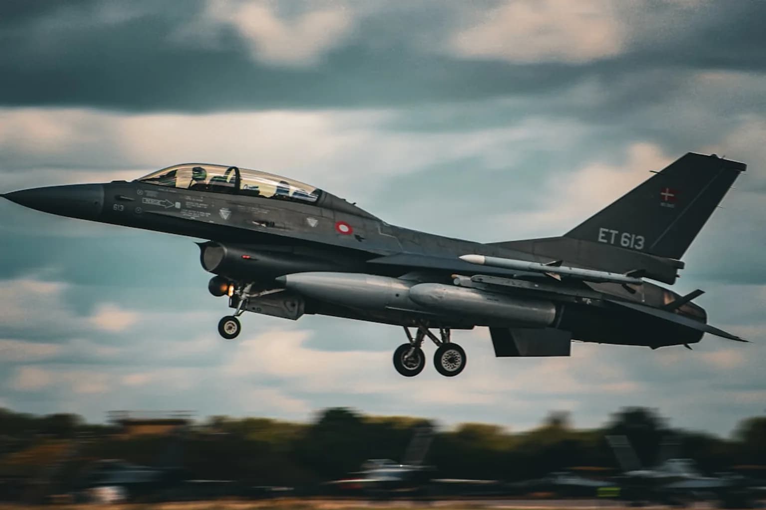 A Pakistan Air Force fighter jet in flight