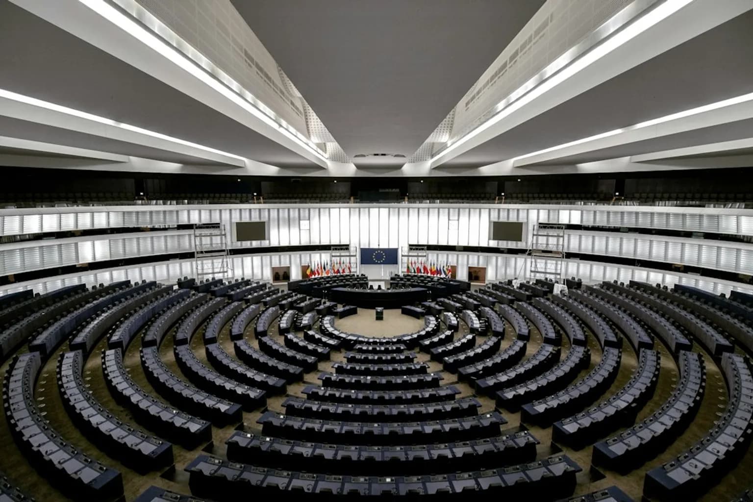 The European Parliament building in Strasbourg, seat of EU legislative decisions