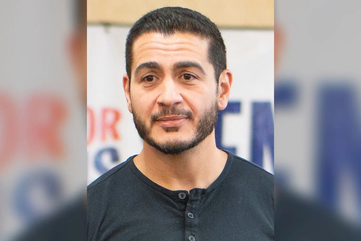 Abdul El-Sayed at a campaign event
