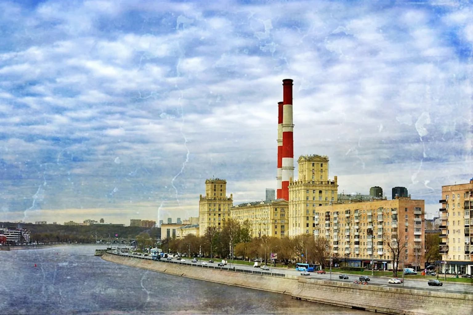 Gazprom's Moscow Oil Refinery in the Kapotnya district of Moscow
