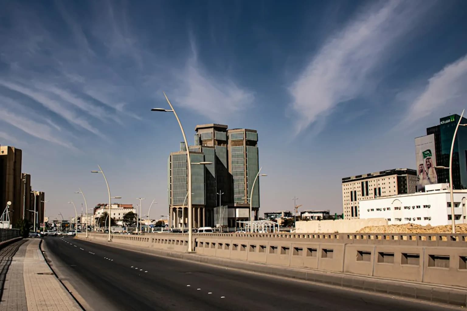 Exterior of the Saudi Central Bank headquarters in Riyadh