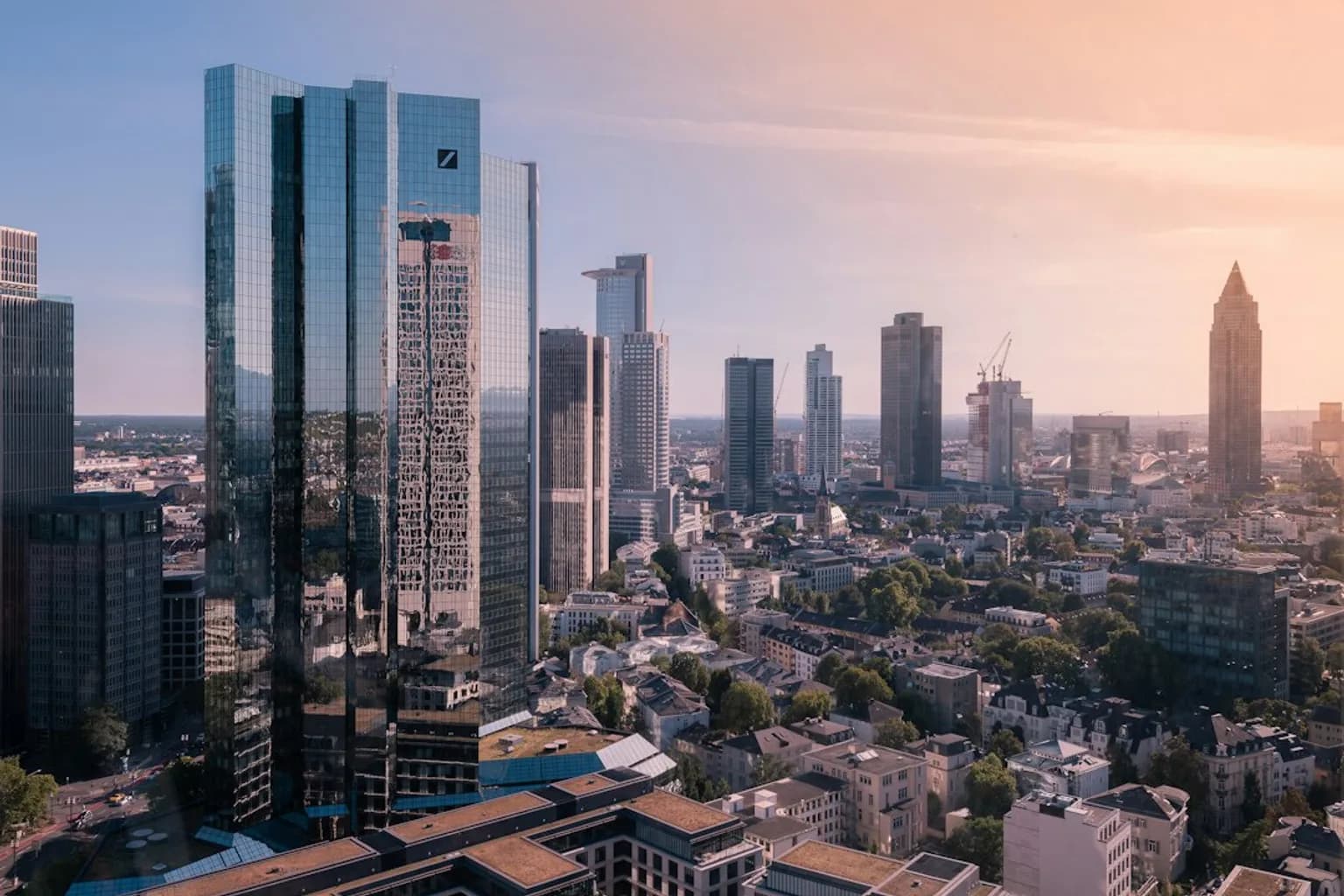 The European Central Bank headquarters building in Frankfurt, Germany