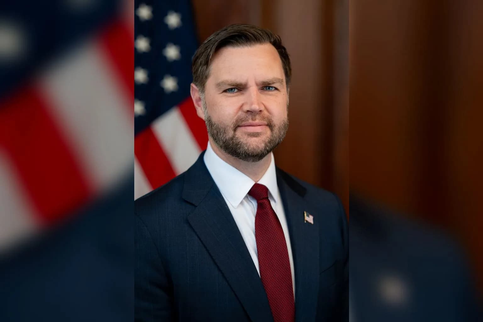 US Vice President JD Vance speaking at a campaign event