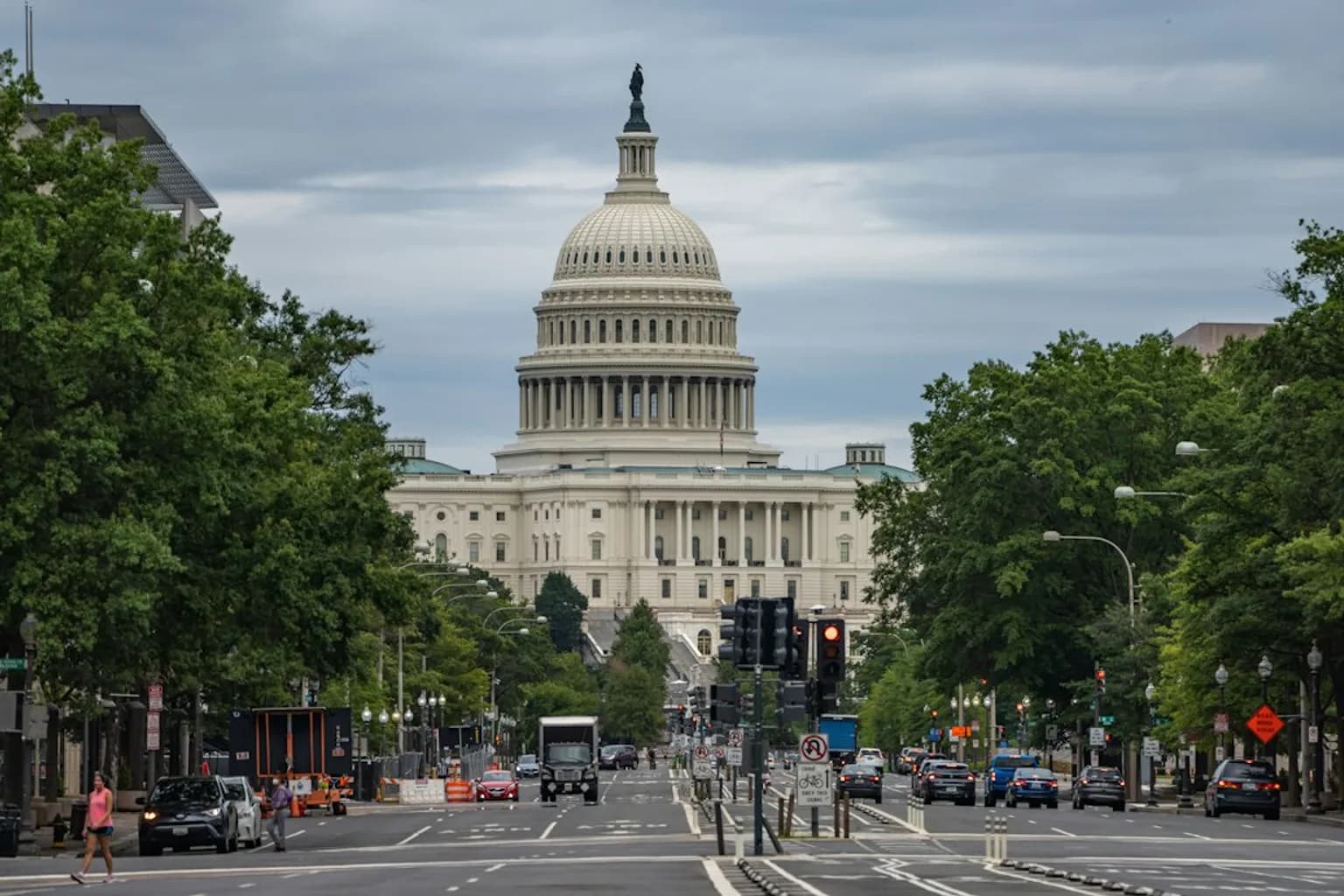 The US Department of State building in Washington DC