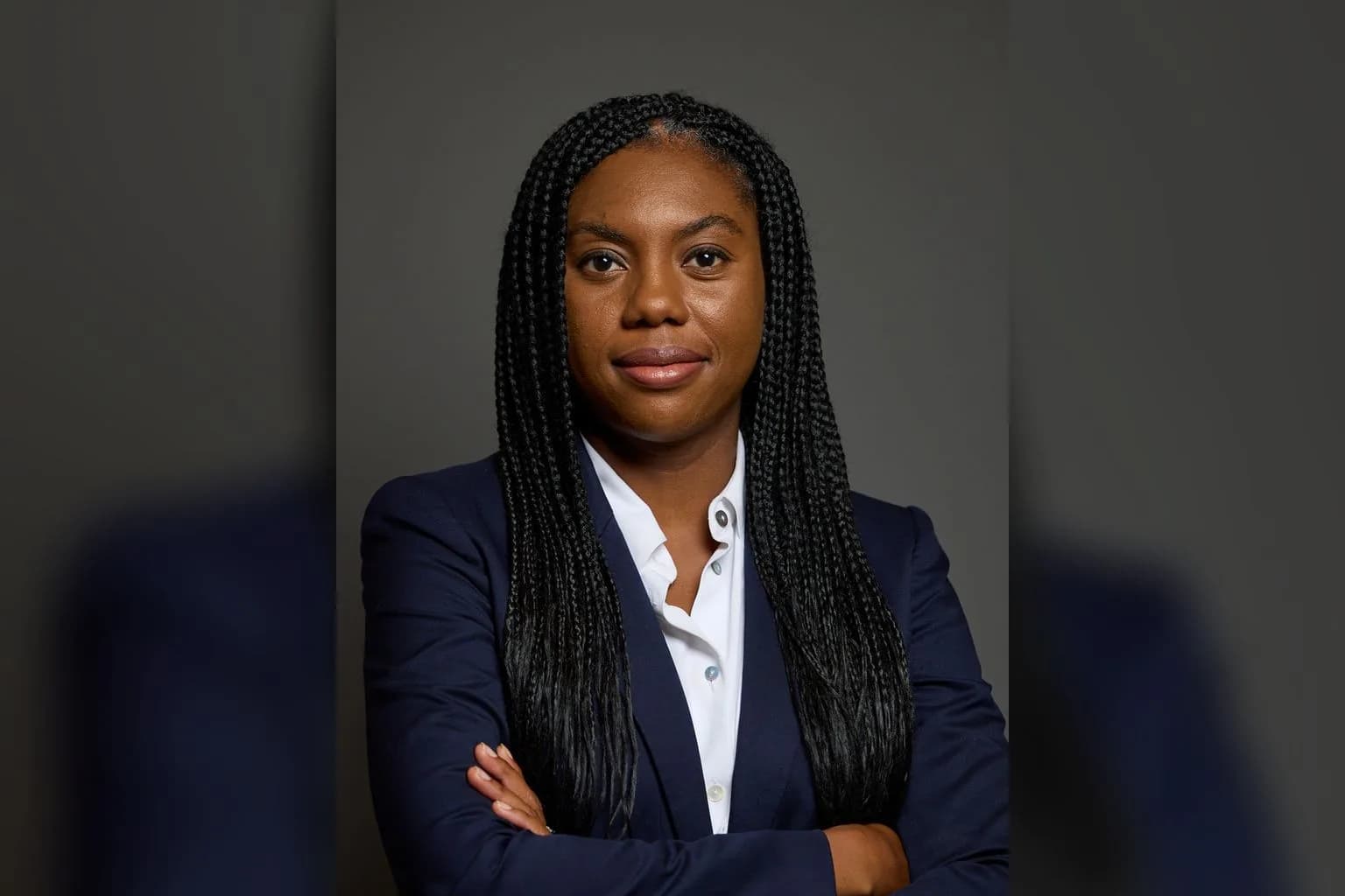 Kemi Badenoch, leader of the Conservative Party, speaking at an event