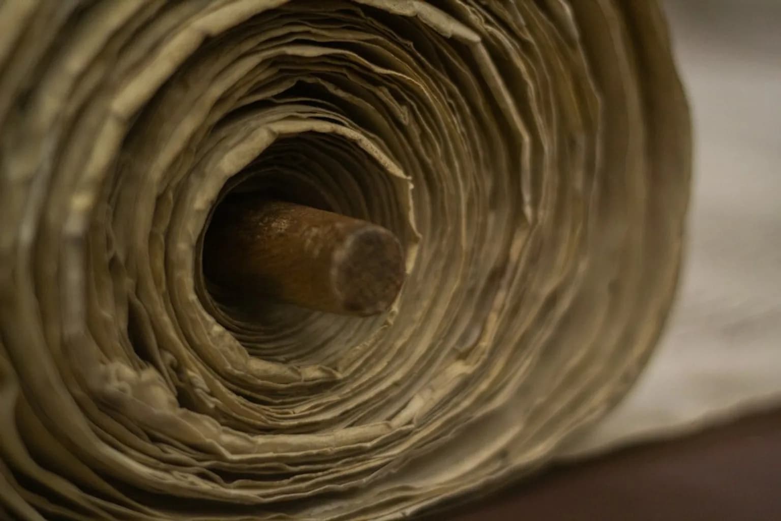 Carbonised Herculaneum papyrus scrolls from the ancient library buried by Mount Vesuvius