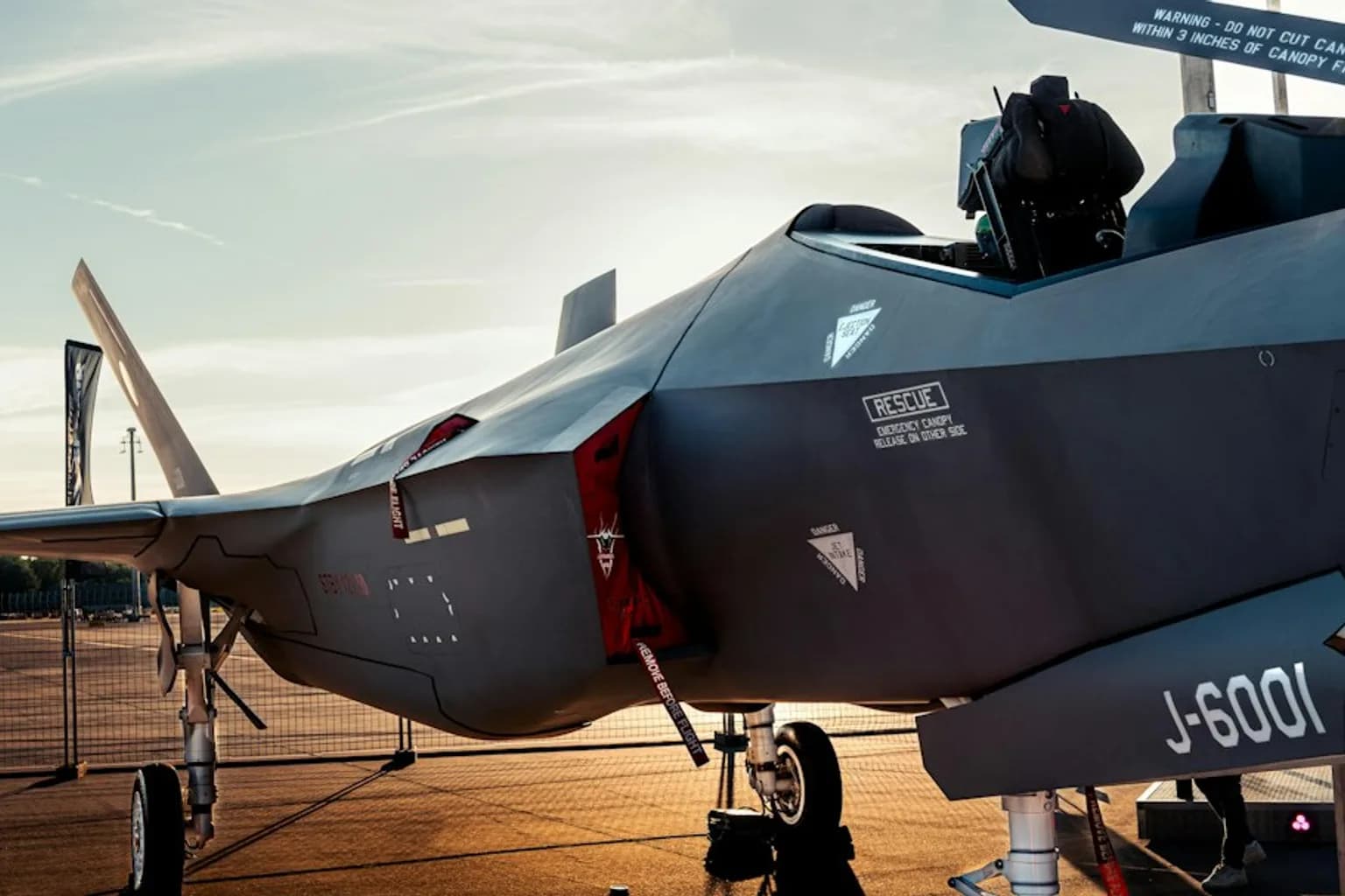 A US Air Force F-35 Lightning II stealth fighter in flight
