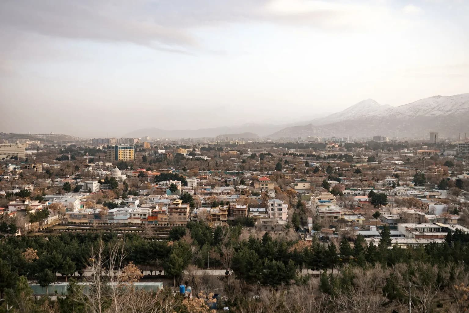 Taliban fighters outside the Presidential Palace in Kabul following the group's takeover of the Afghan capital in August 2021