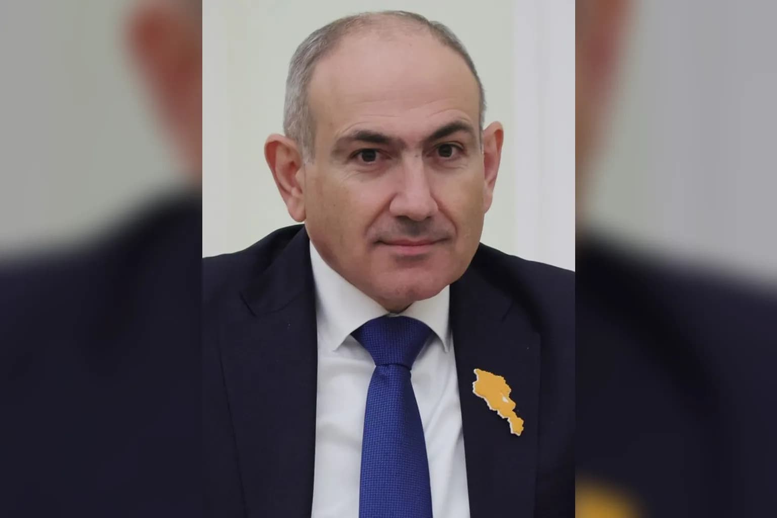 Armenian Prime Minister Nikol Pashinyan speaking at a press conference