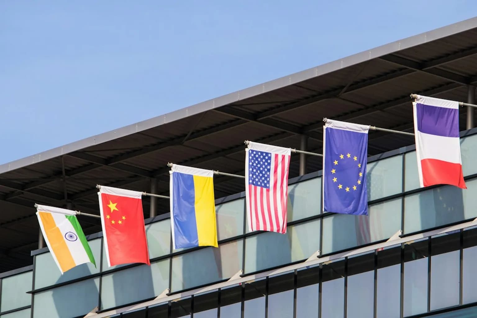 EU and China flags side by side, representing bilateral trade relations