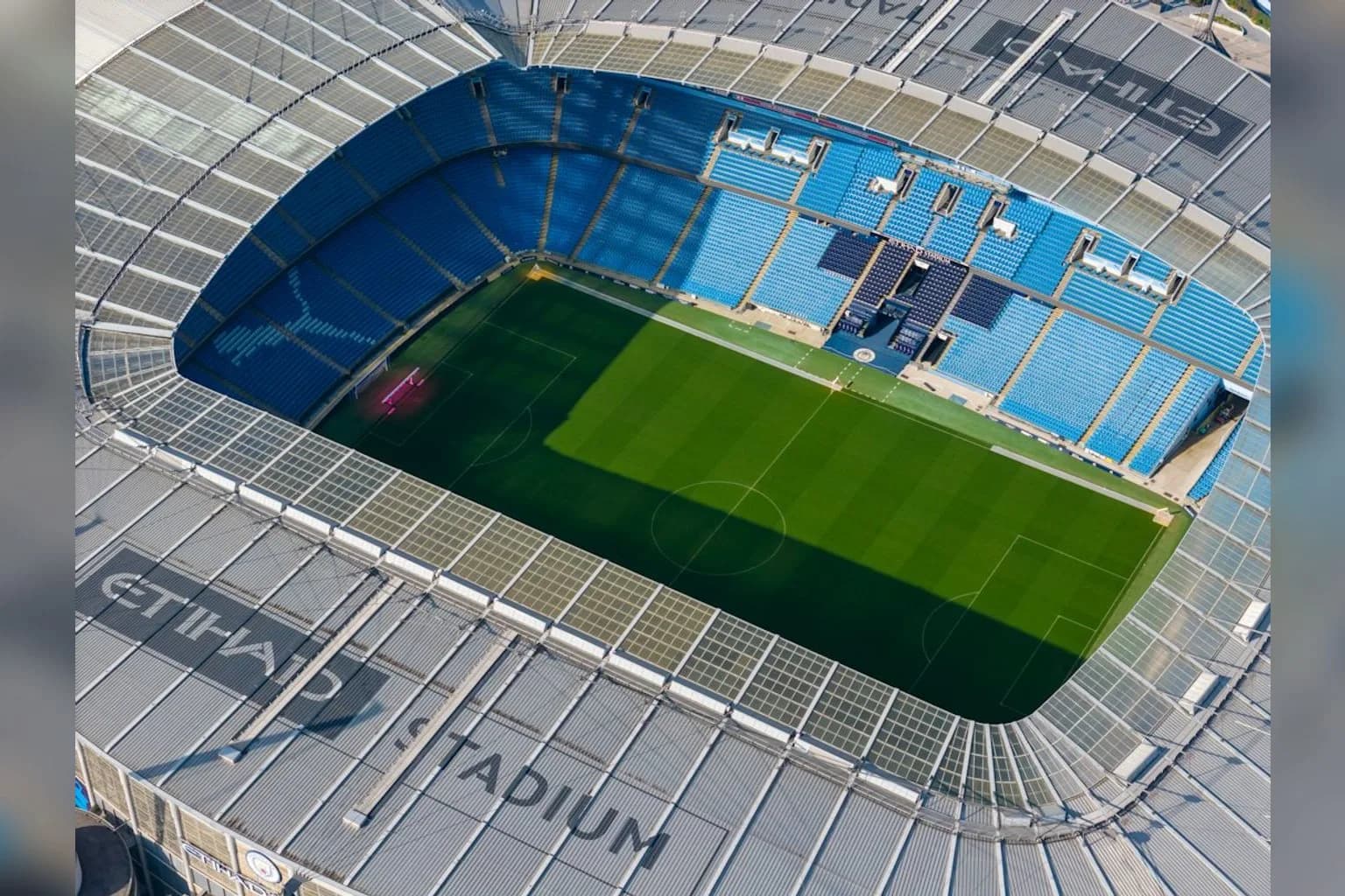 The Etihad Stadium, home ground of Manchester City Football Club