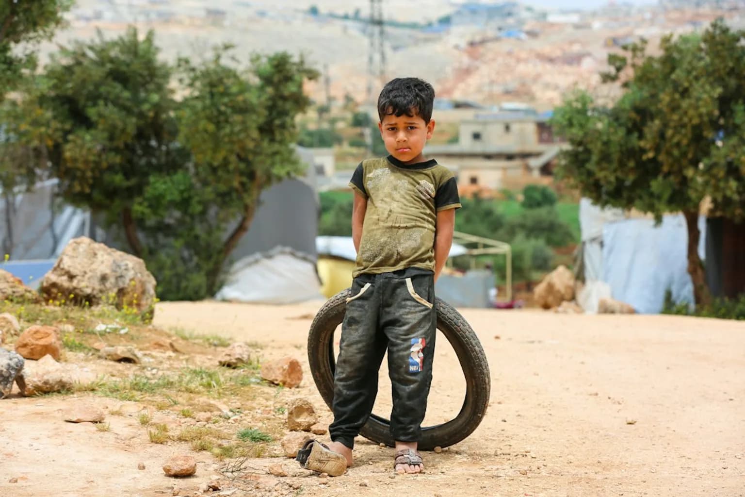 Armed fighters in northern Syria, where Uyghur militants have been integrated into the Syrian Armed Forces' 84th Division