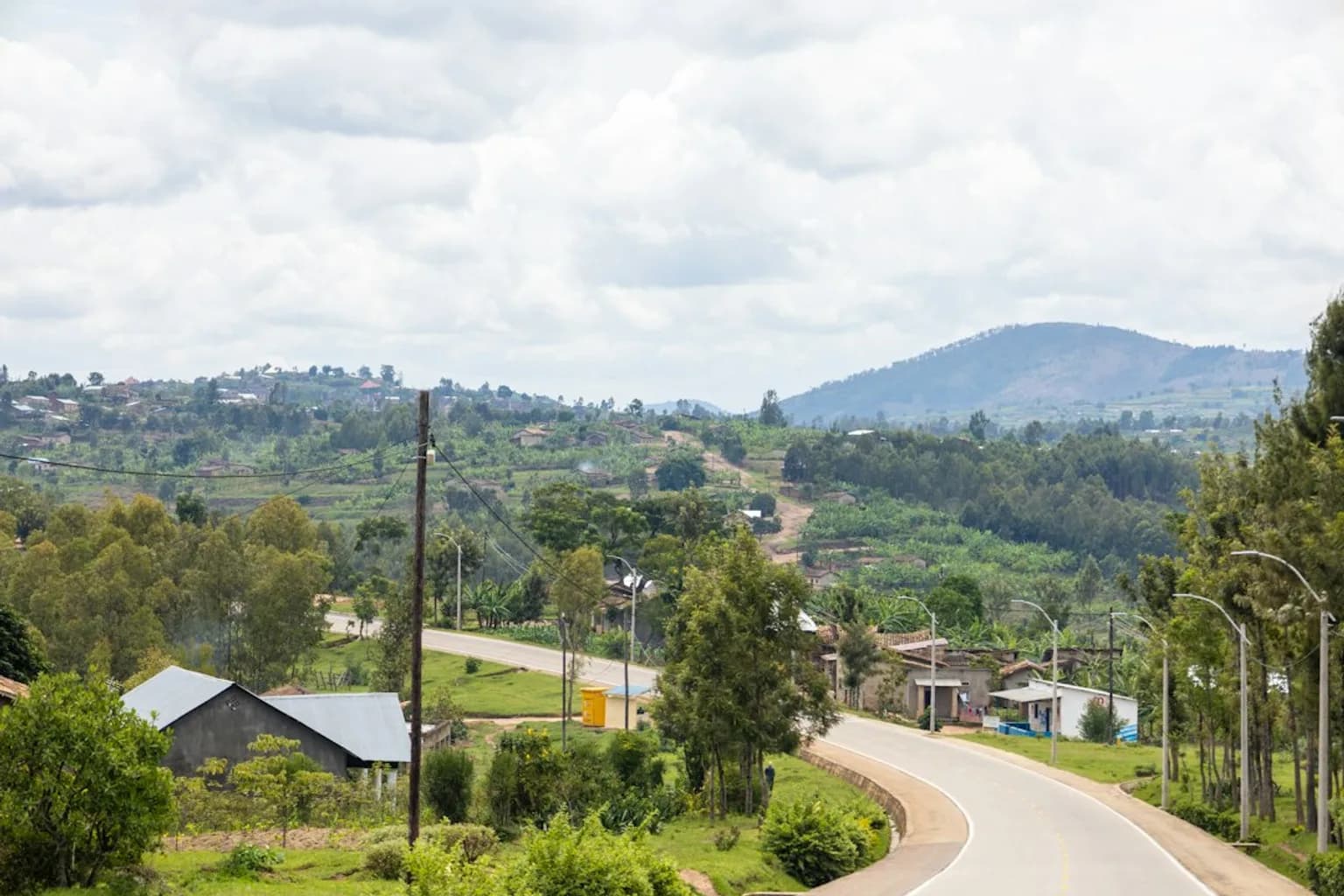 A health clinic in Rwanda, where US funding cuts are set to reach 97% by 2030