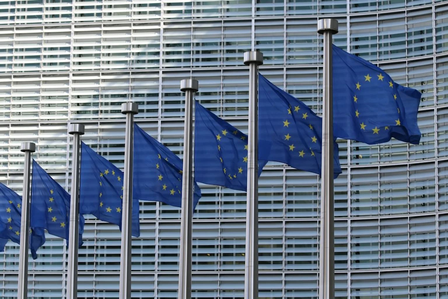 The European Parliament building in Brussels, seat of EU legislative power
