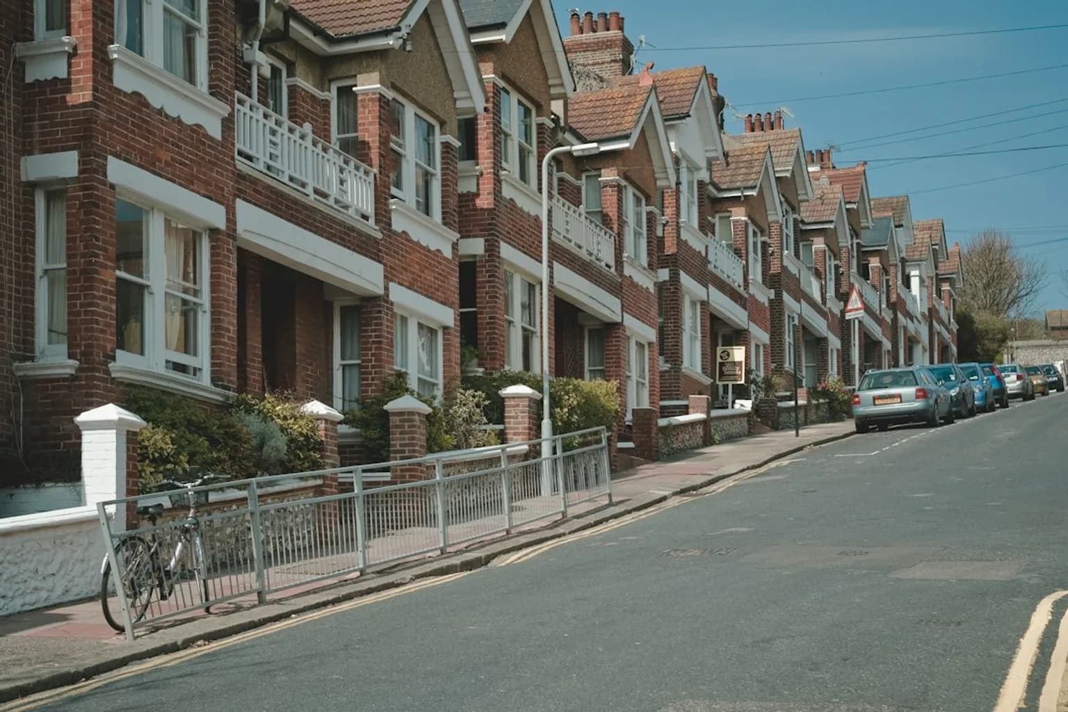 A row of terraced houses in the United Kingdom, representing the housing market and rising mortgage costs