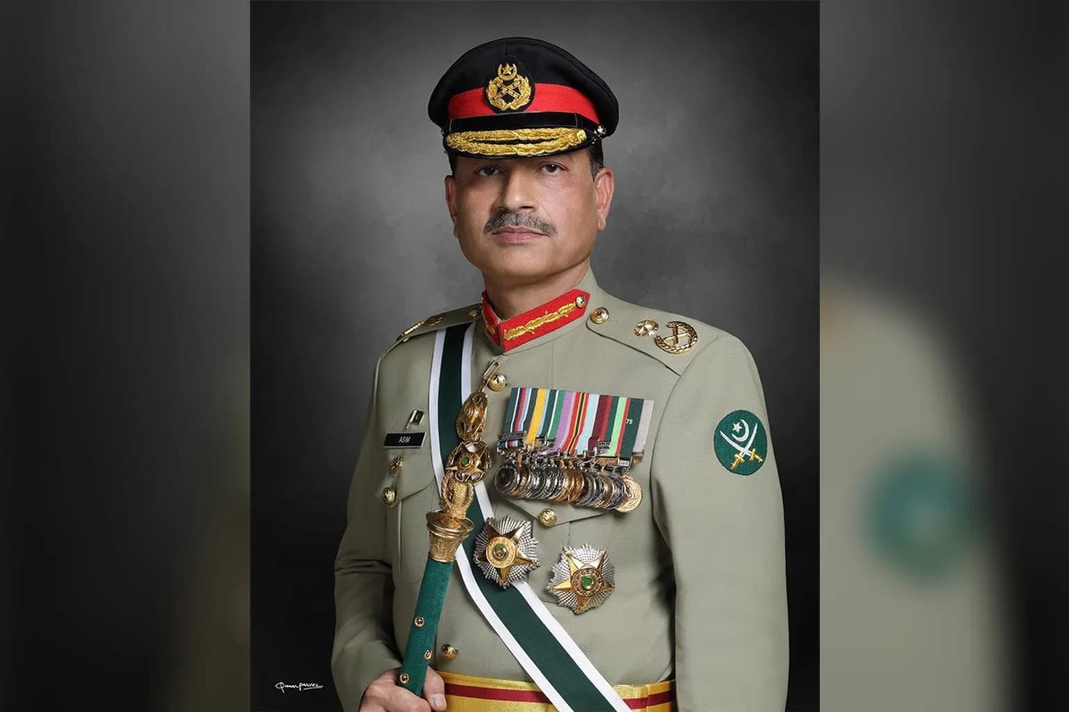Pakistani Field Marshal Asim Munir at an official engagement
