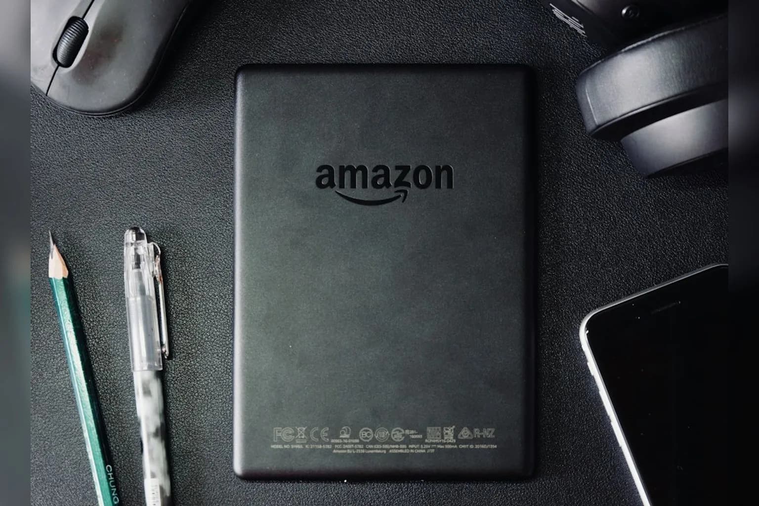 Amazon's new Alexa-branded Android tablet on a white surface