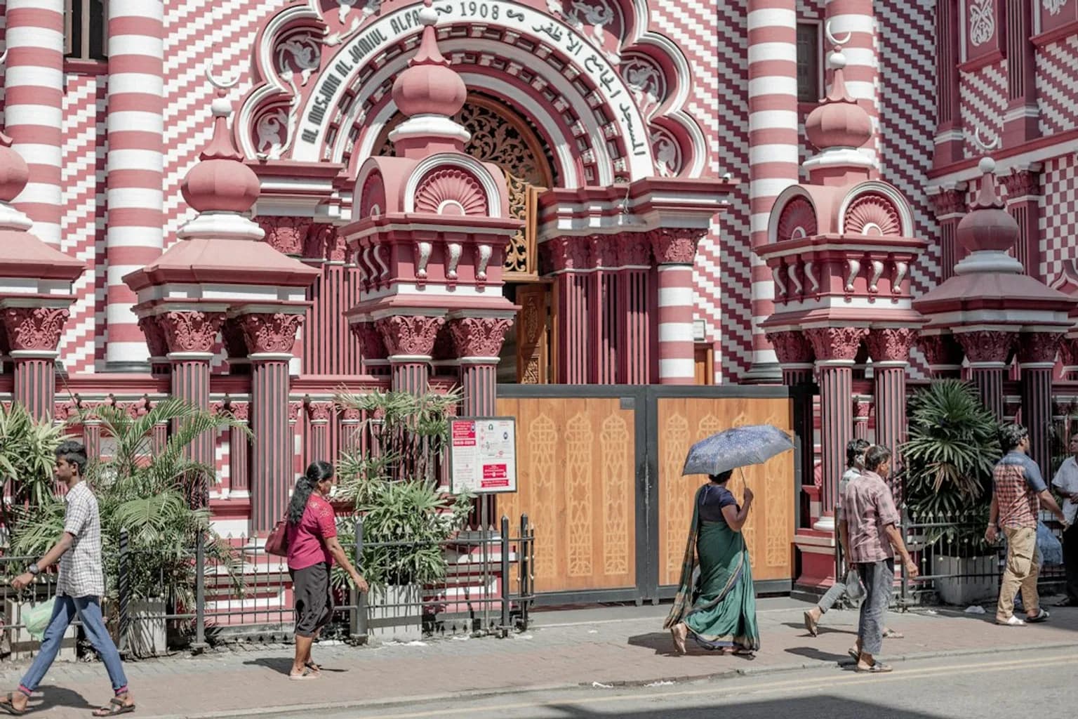 Damage to a church in Colombo following the Easter Sunday bombings in Sri Lanka in April 2019