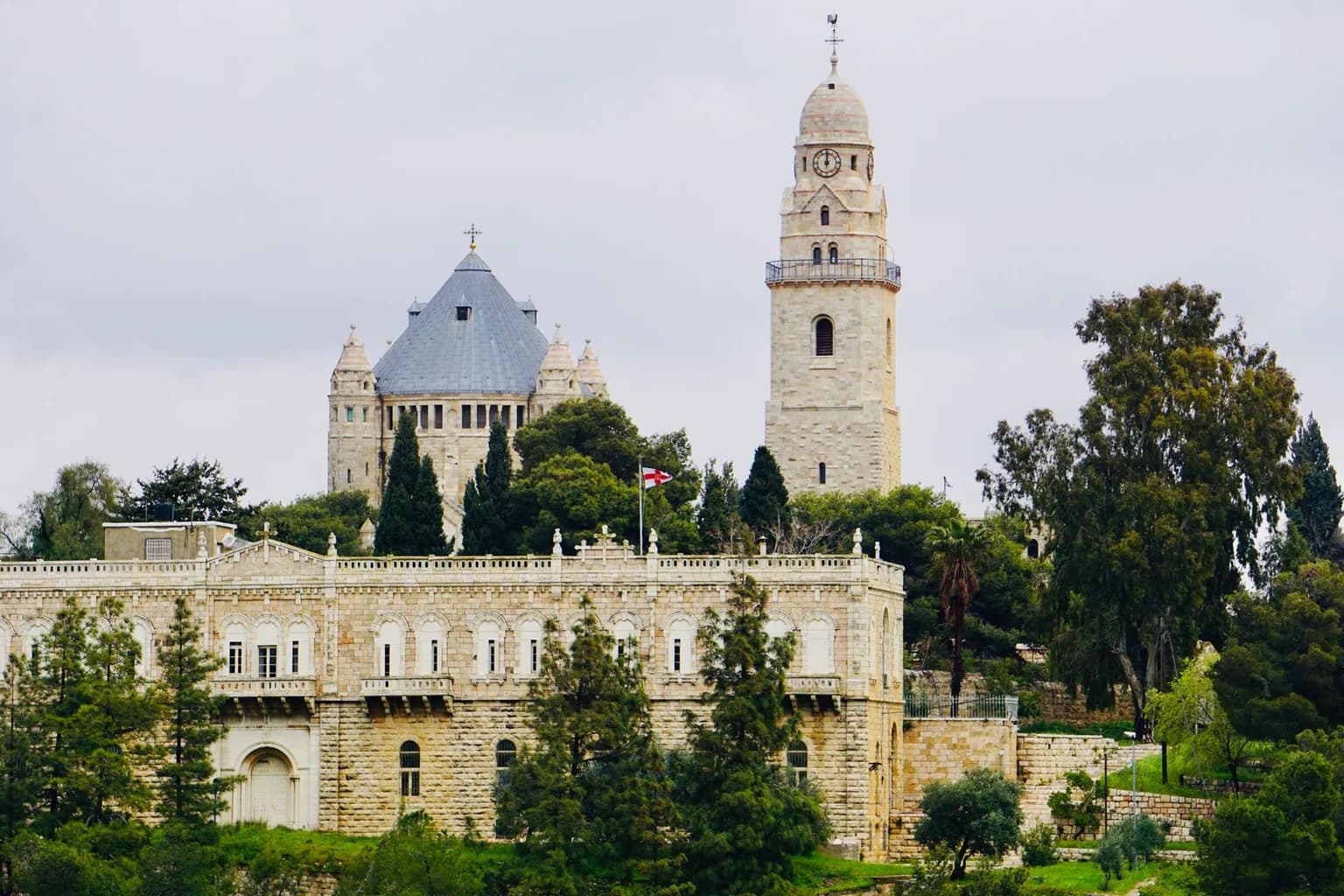 The British consulate building in the Sheikh Jarrah neighbourhood of East Jerusalem