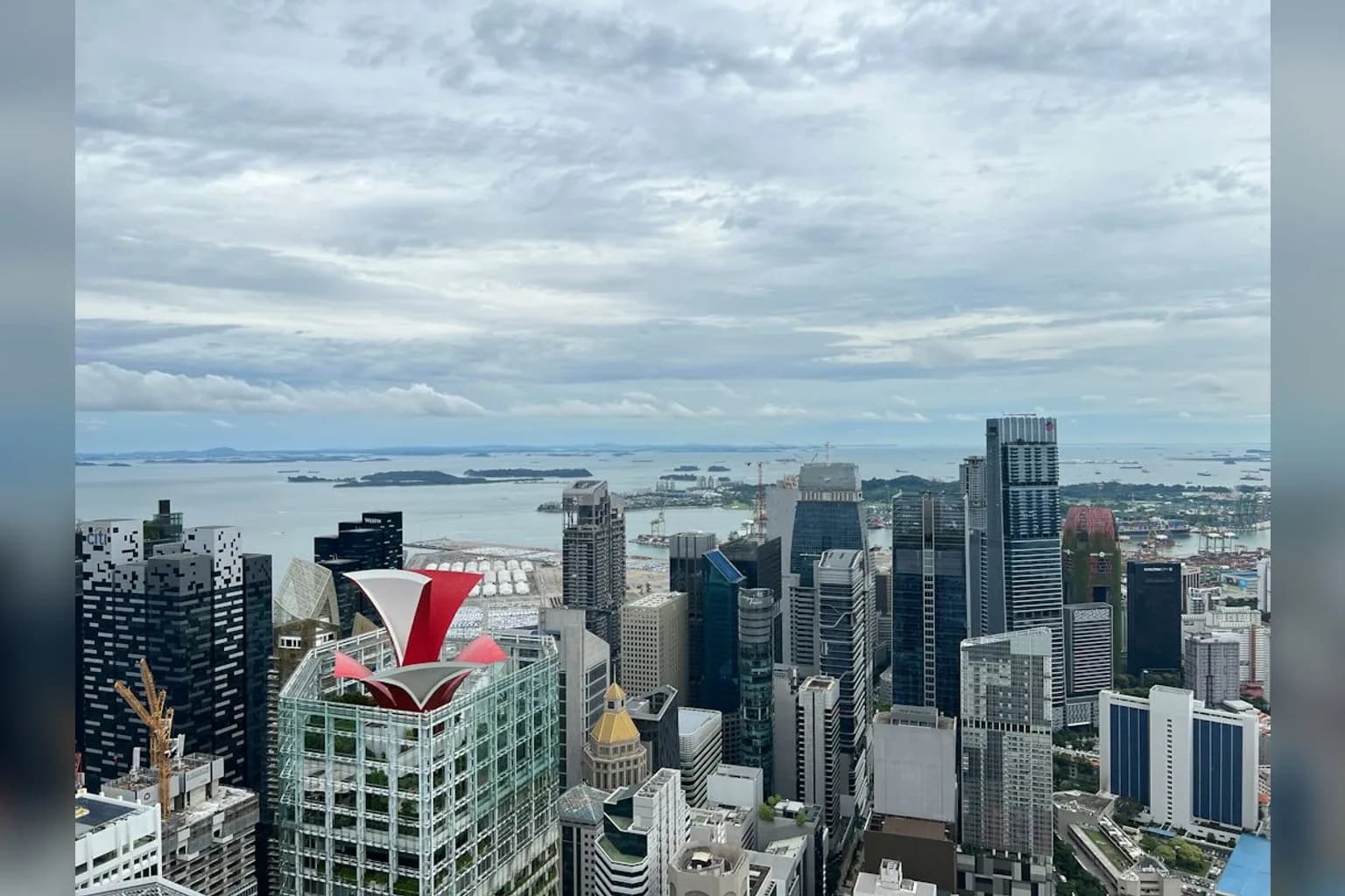 Singapore's financial district skyline, a regional hub for private wealth management serving Chinese high-net-worth clients