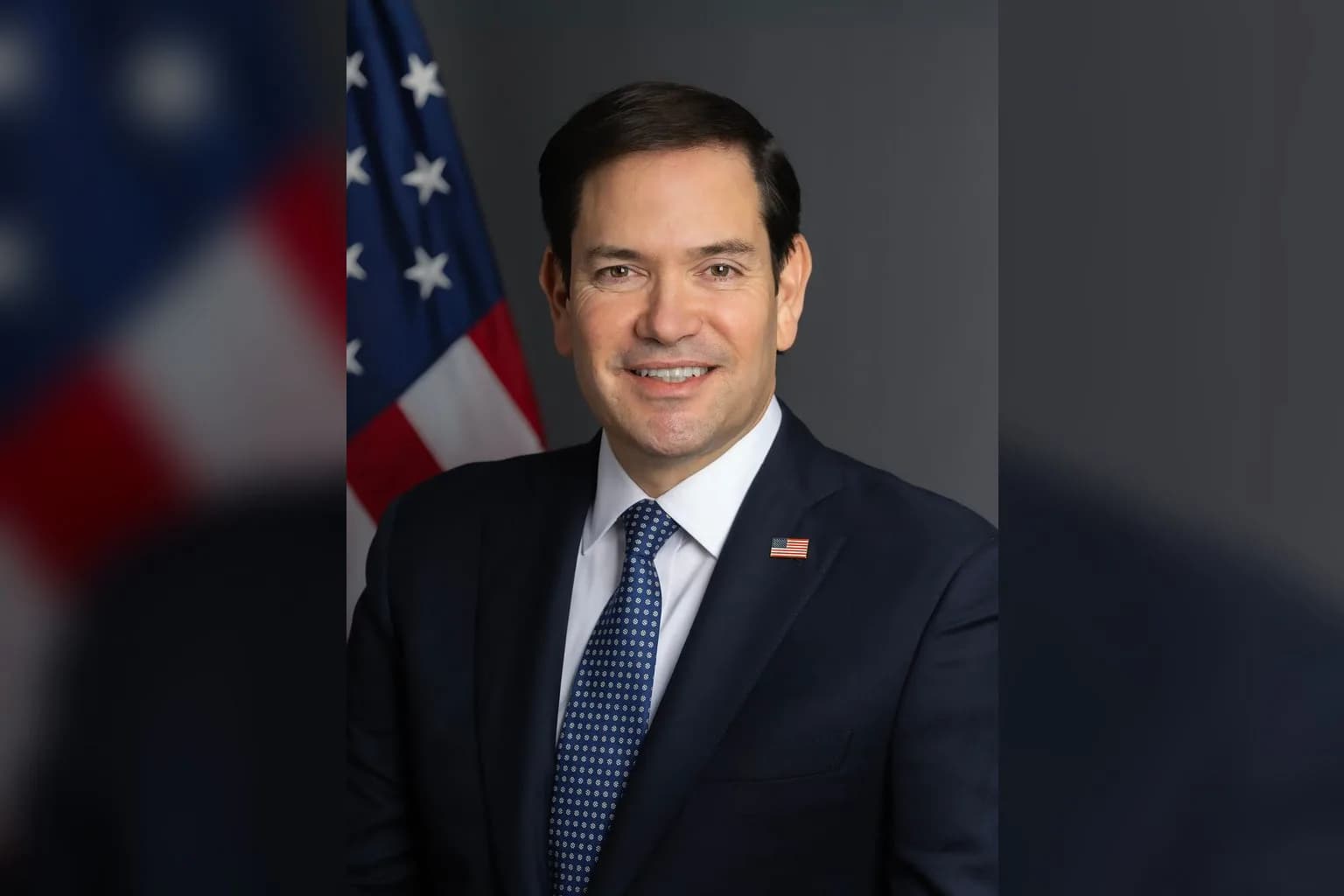 US Secretary of State Marco Rubio speaks at a press conference