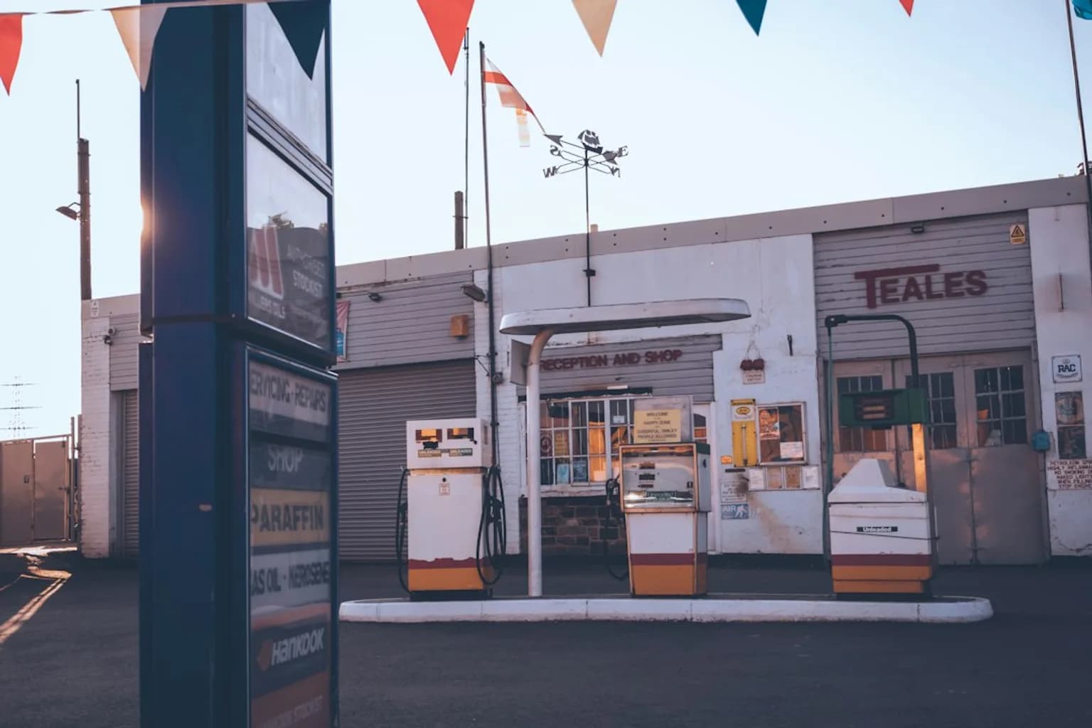 A diesel pump nozzle at a UK petrol station forecourt
