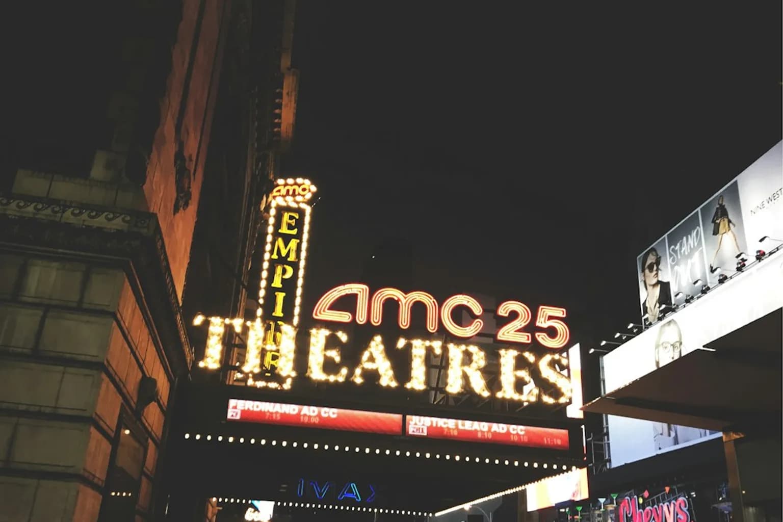 Exterior of the AMC Kips Bay 15 multiplex cinema at 570 Second Avenue, Manhattan