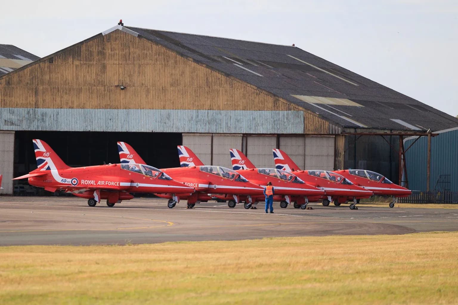RAF Fairford airbase in Gloucestershire, England