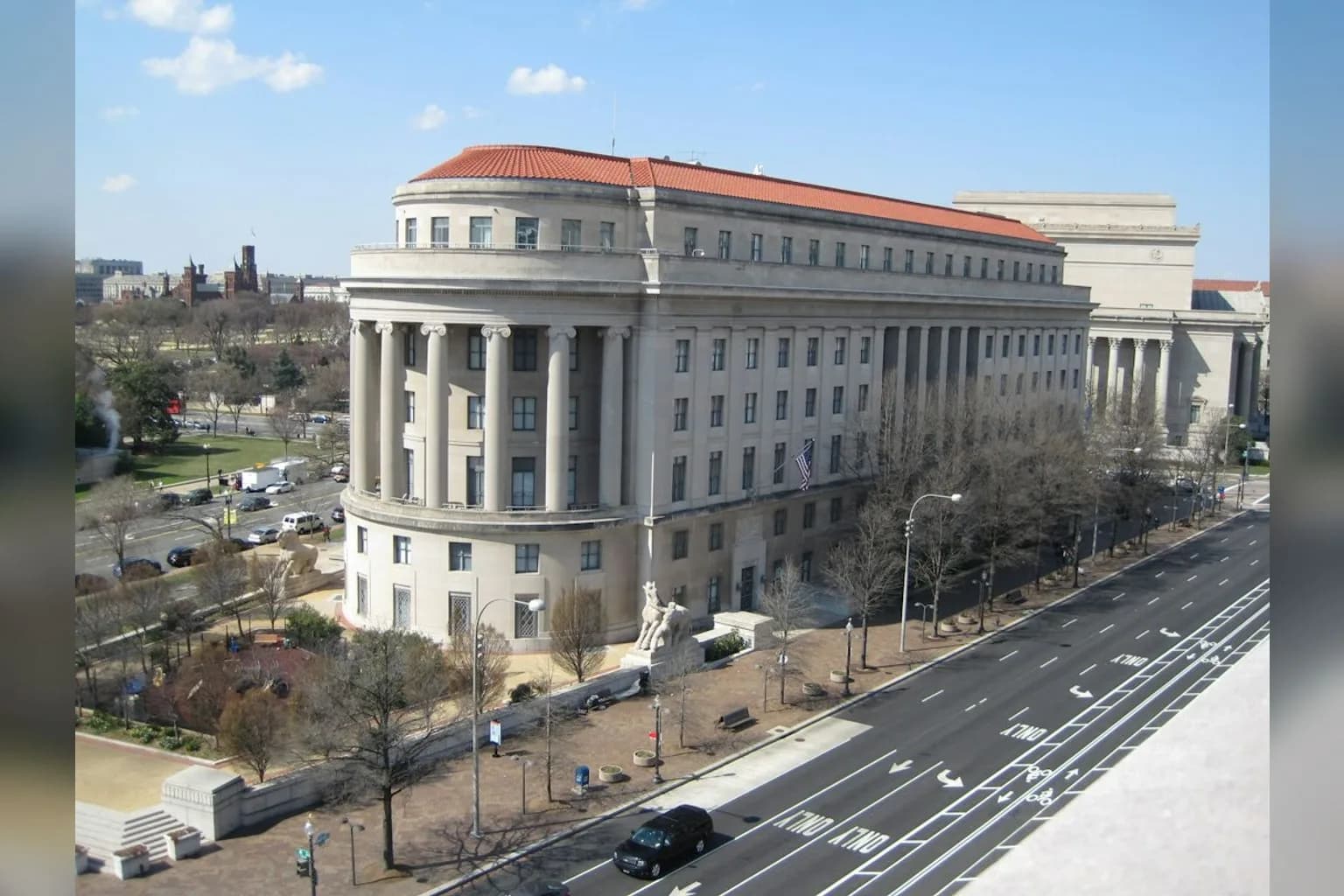 The SEC headquarters building in Washington DC