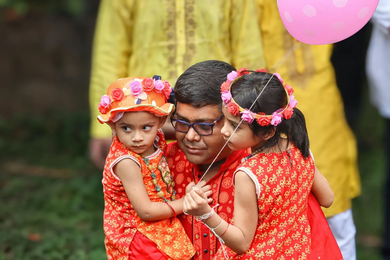 Children receiving medical treatment during Bangladesh's measles outbreak