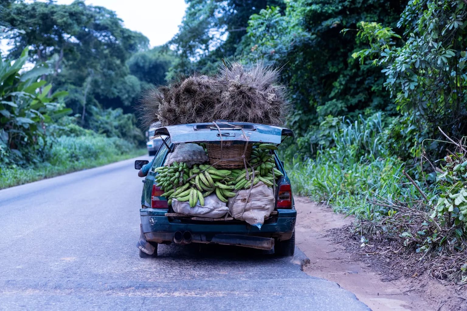 A street scene in Ondo State, Nigeria