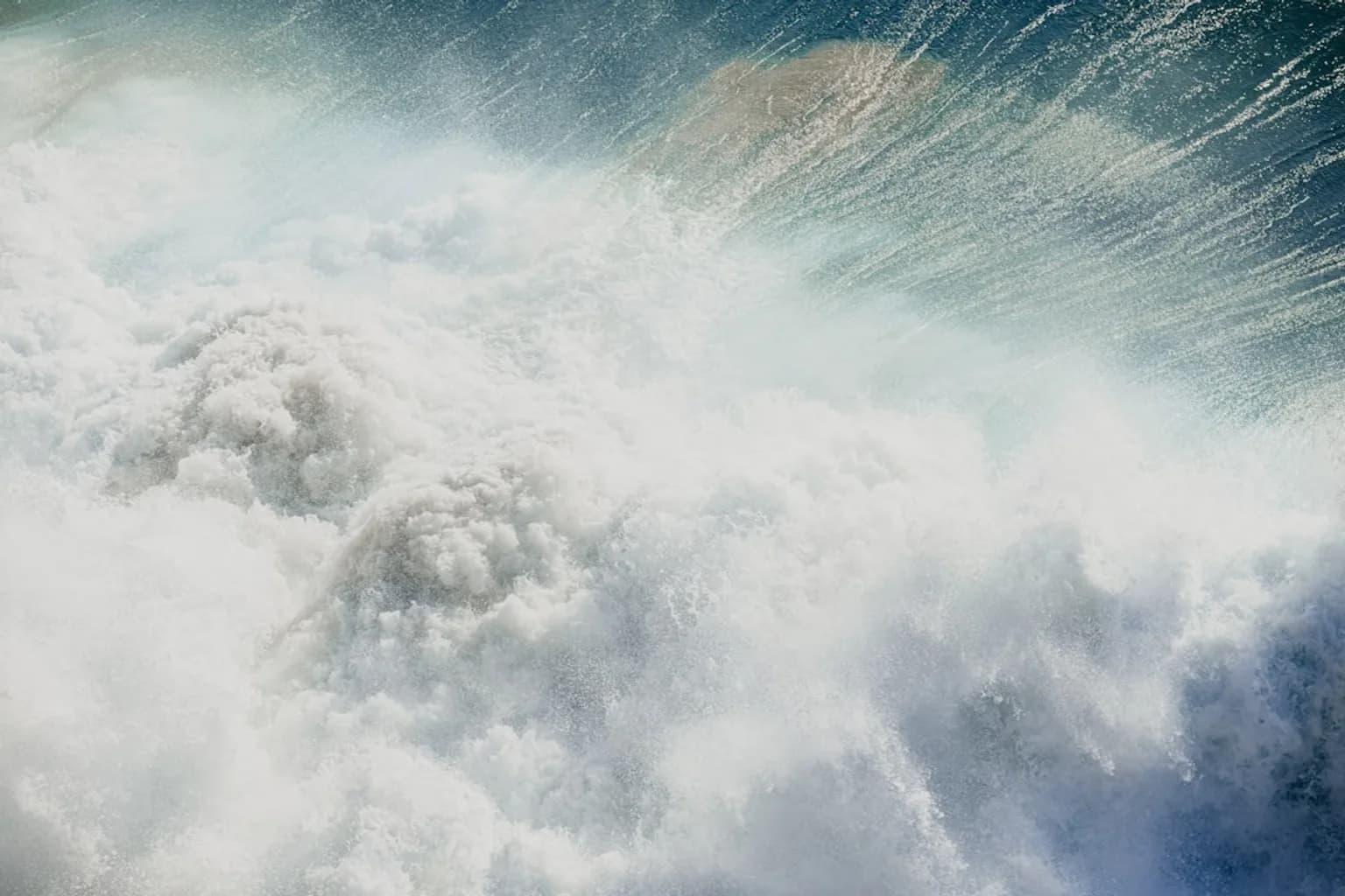 Satellite image of the Atlantic Ocean basin showing cloud formations and tropical weather systems