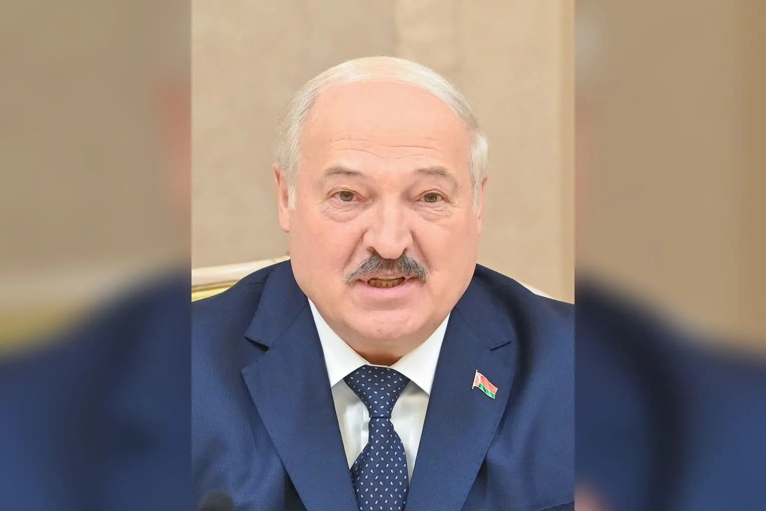 Belarusian President Alexander Lukashenko at an official engagement
