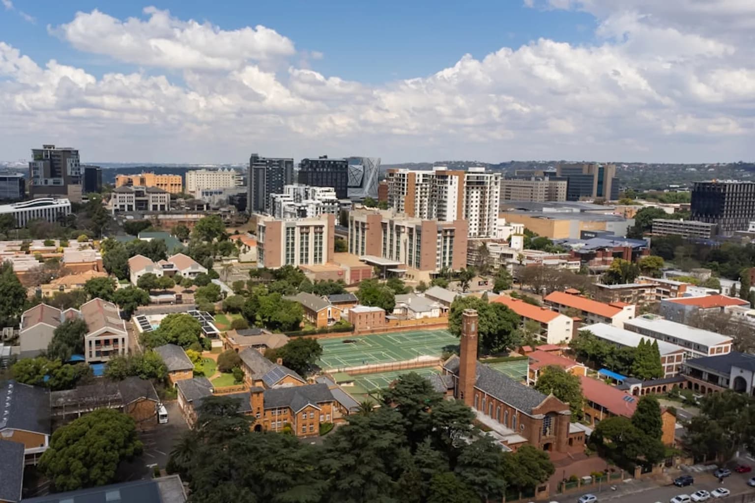 A street scene in Ekurhuleni municipality east of Johannesburg, South Africa