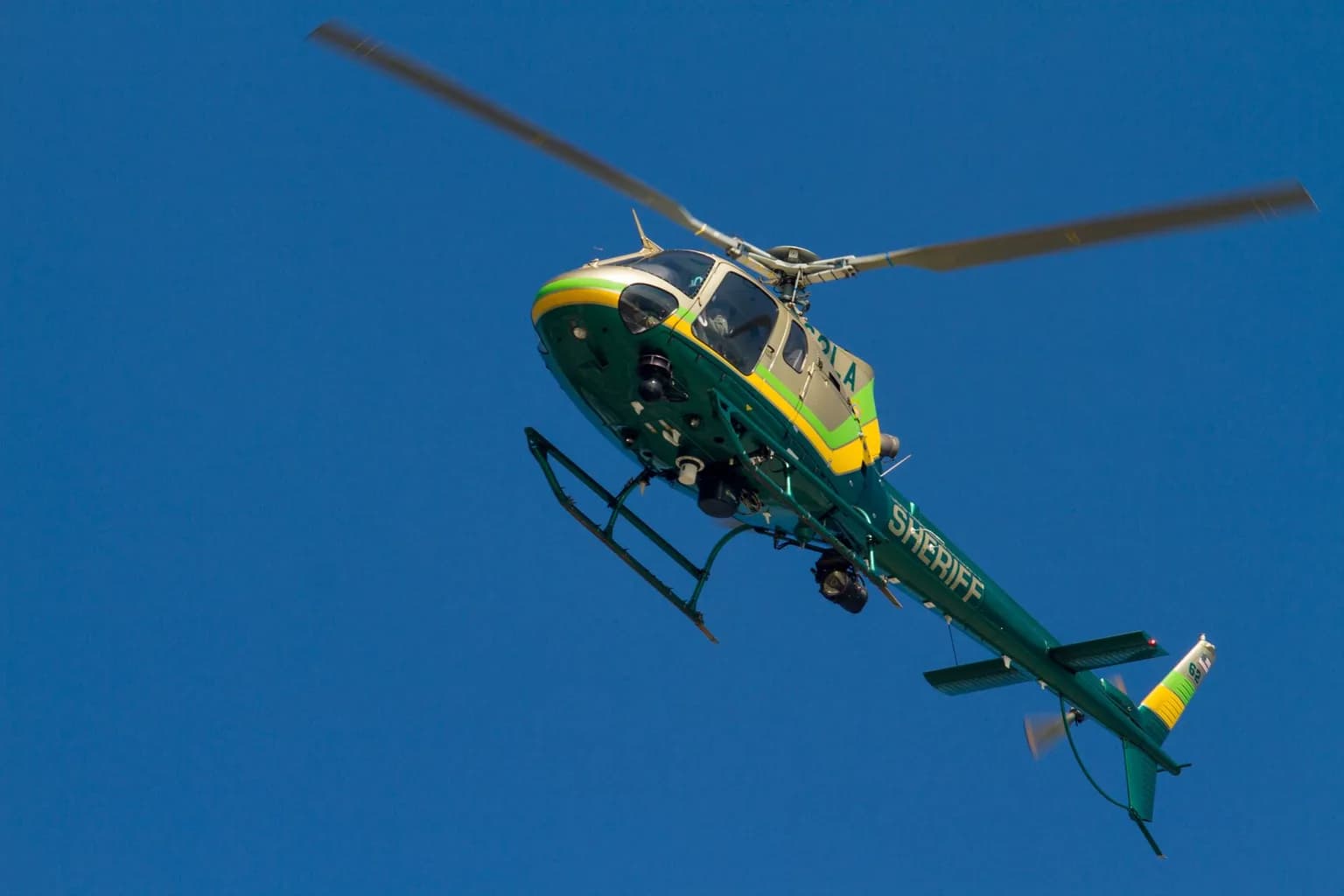 NBC Los Angeles NewsChopper4 news helicopter in flight