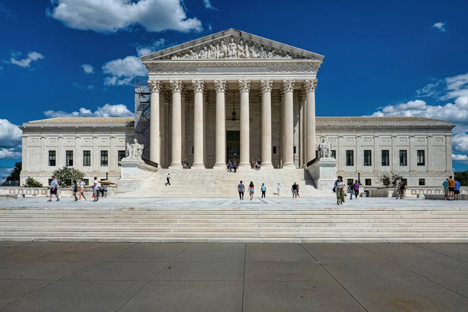 The United States Supreme Court building in Washington DC
