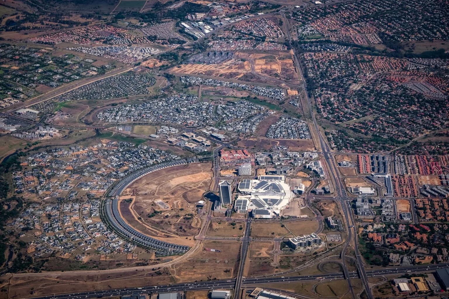 A street scene in the Ekurhuleni municipality east of Johannesburg, South Africa